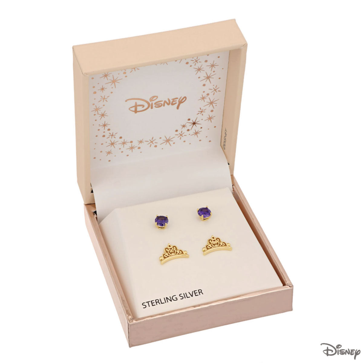 Zestaw kolczyków - korona - Disney