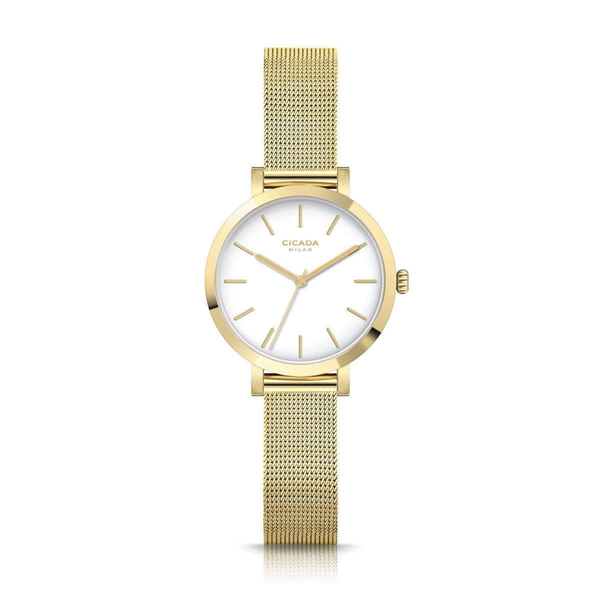 Zegarek na złotej bransolecie - Cicada Parma