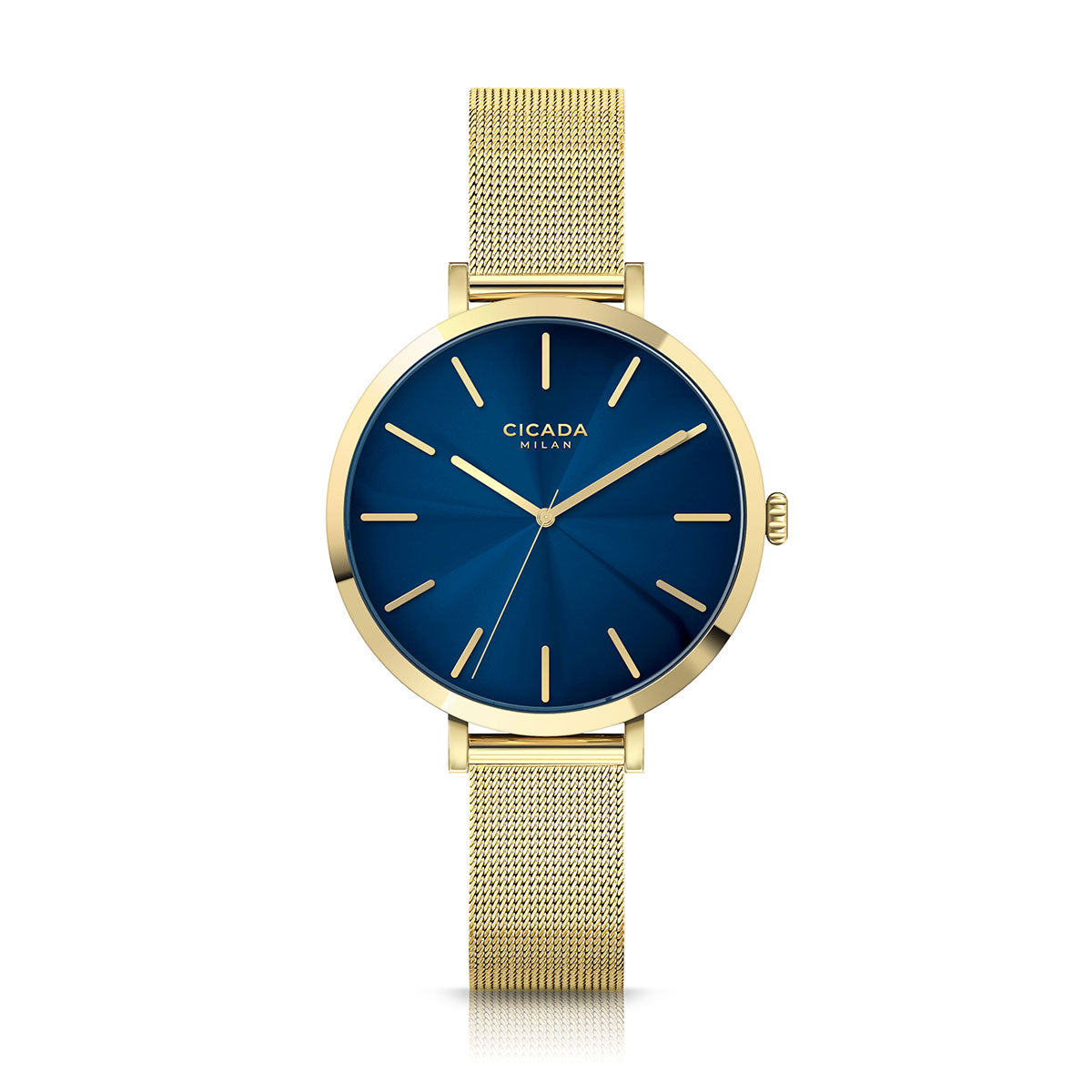 Zegarek na złotej bransolecie - Cicada Noli