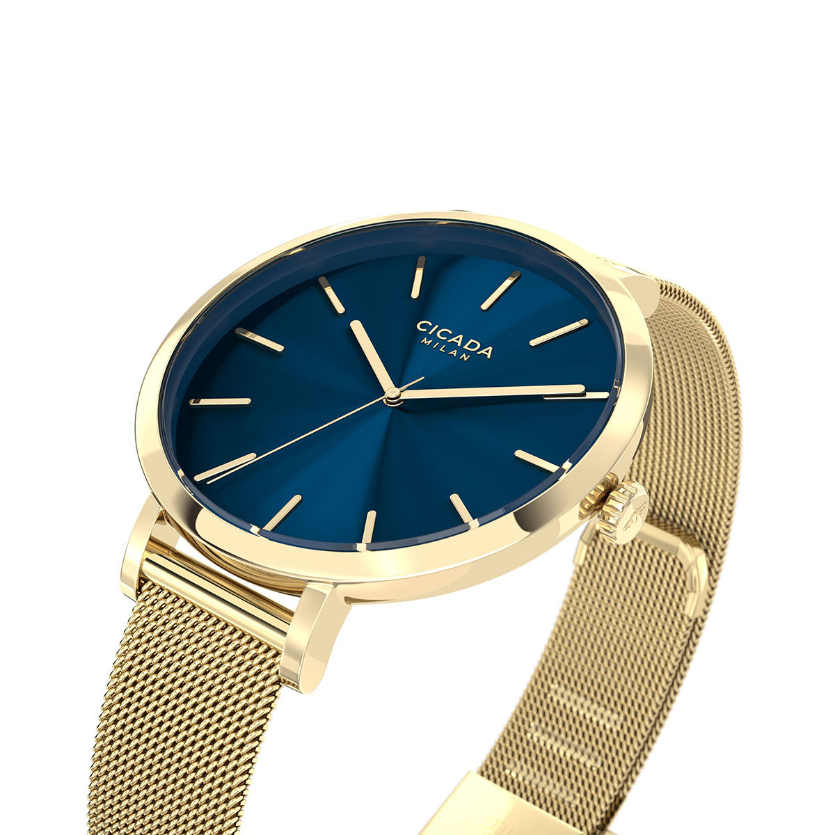 Zegarek na złotej bransolecie - Cicada Noli