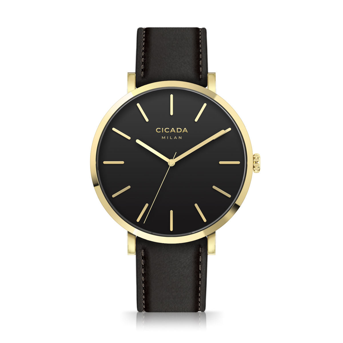 Zegarek na czarnej bransolecie - Cicada Roma NFC