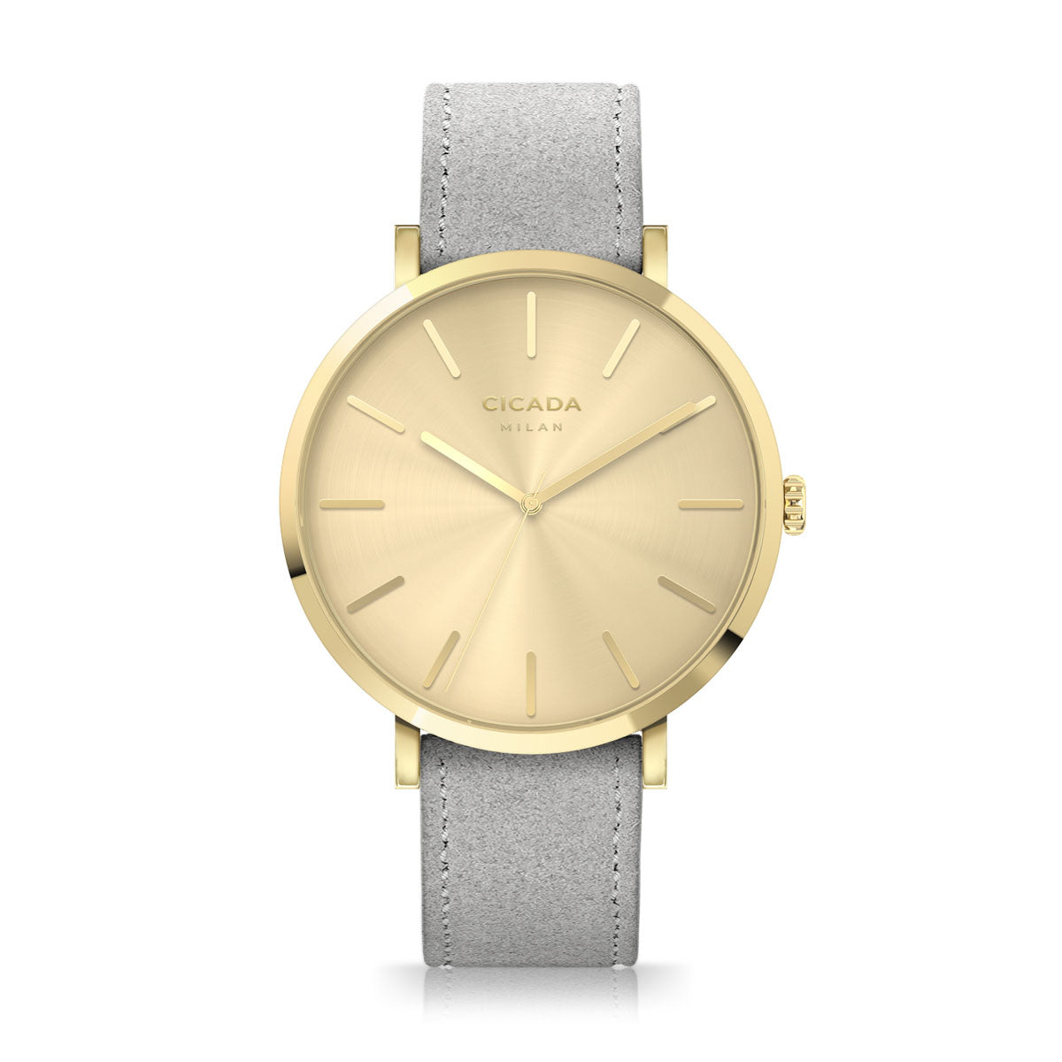 Zegarek na grafitowym pasku - Cicada Milano NFC