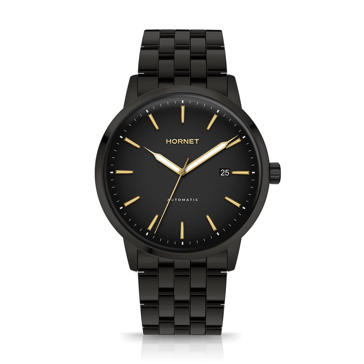 Zegarek na czarnej bransolecie - Hornet Automatic Black