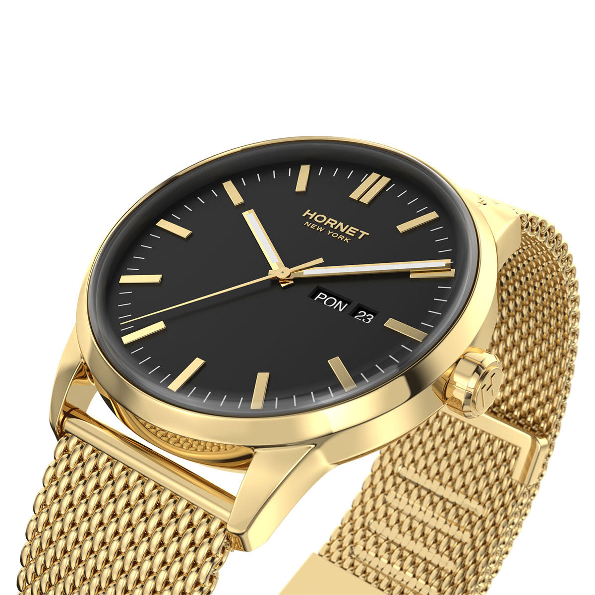 Zegarek na złotej bransolecie - Hornet Harmon