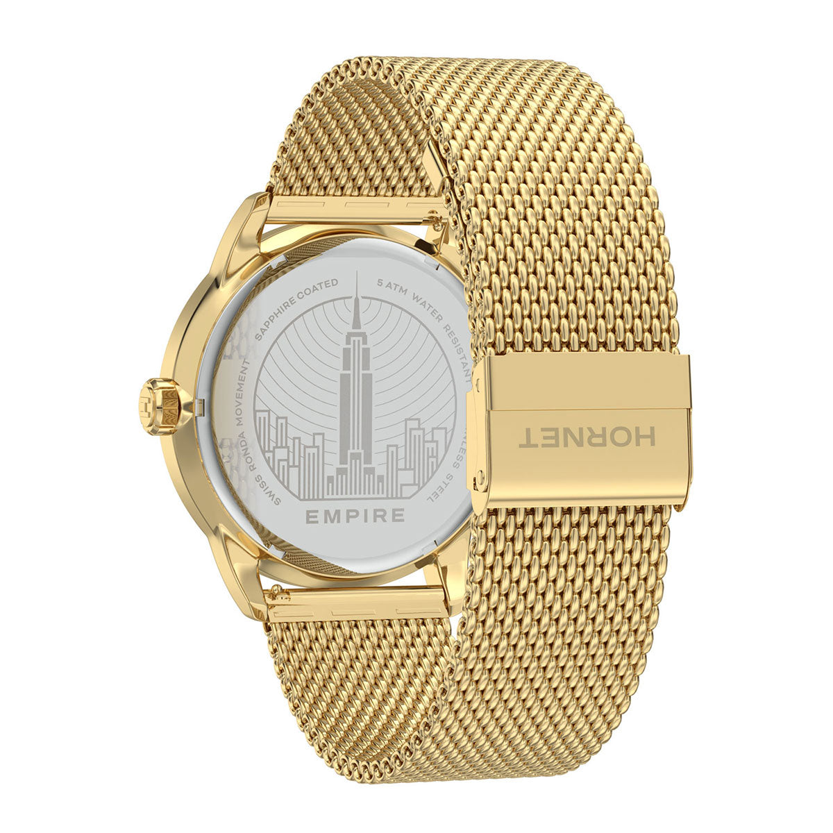 Zegarek na złotej bransolecie - Hornet Lamb