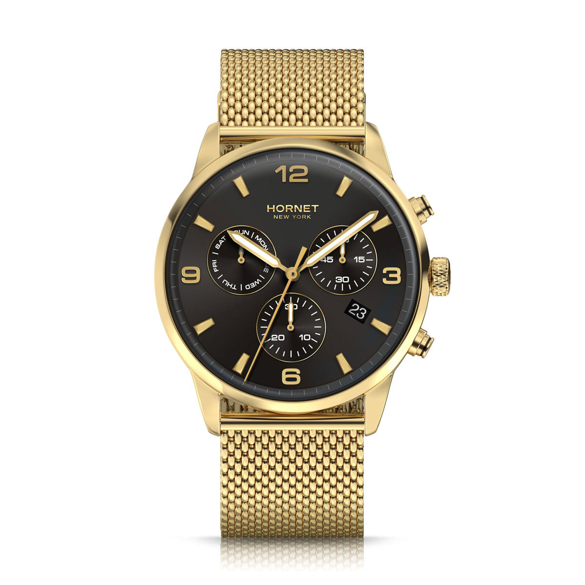 Zegarek na złotej bransolecie - Hornet Palace Black