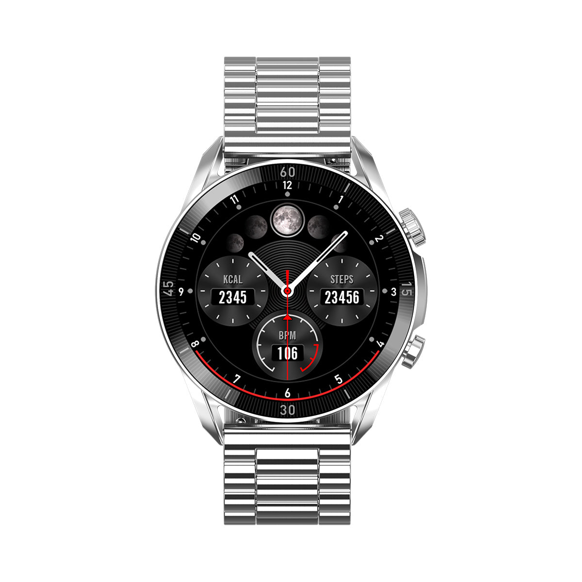 Smartwatch srebrnej bransolecie - Garett V10