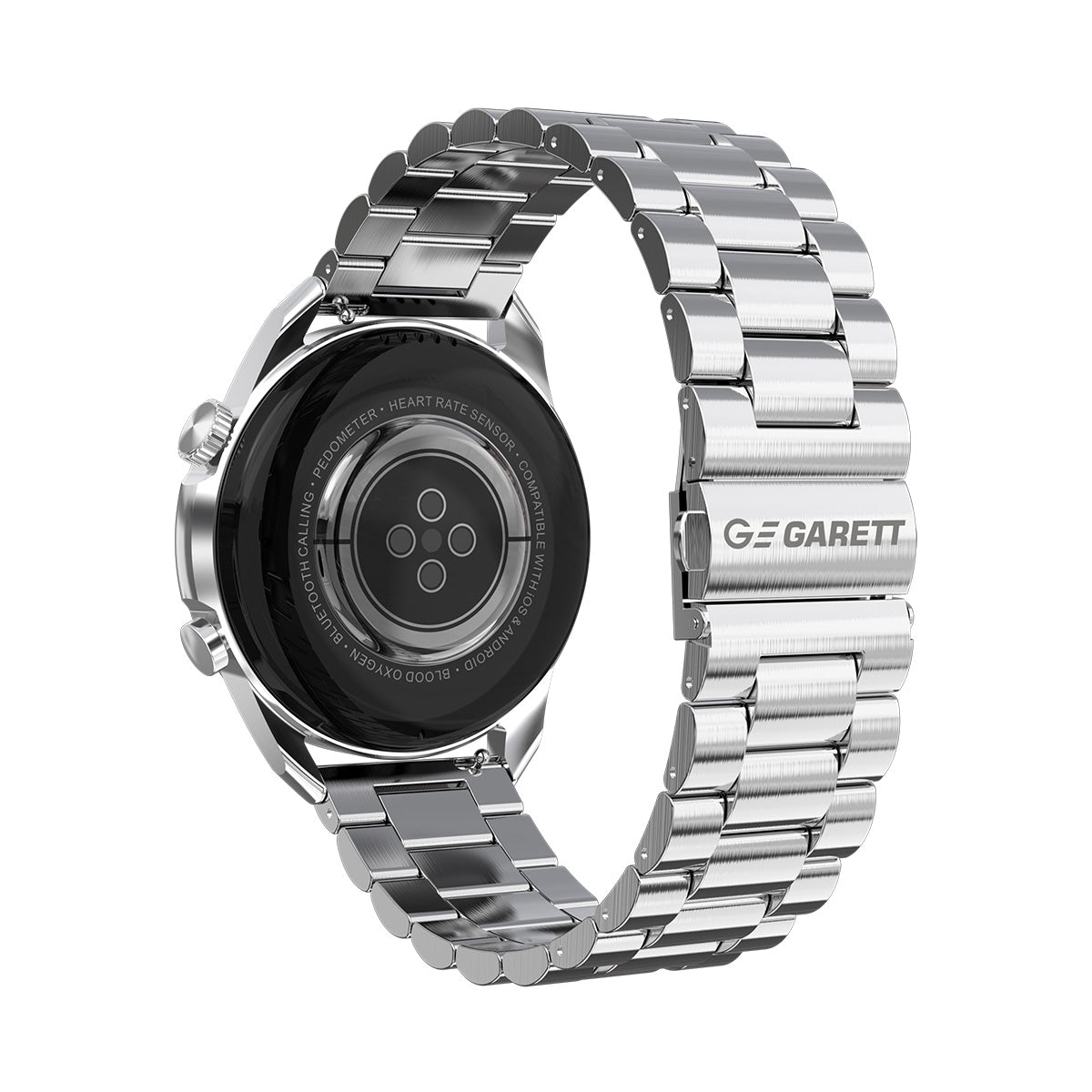 Smartwatch srebrnej bransolecie - Garett V10
