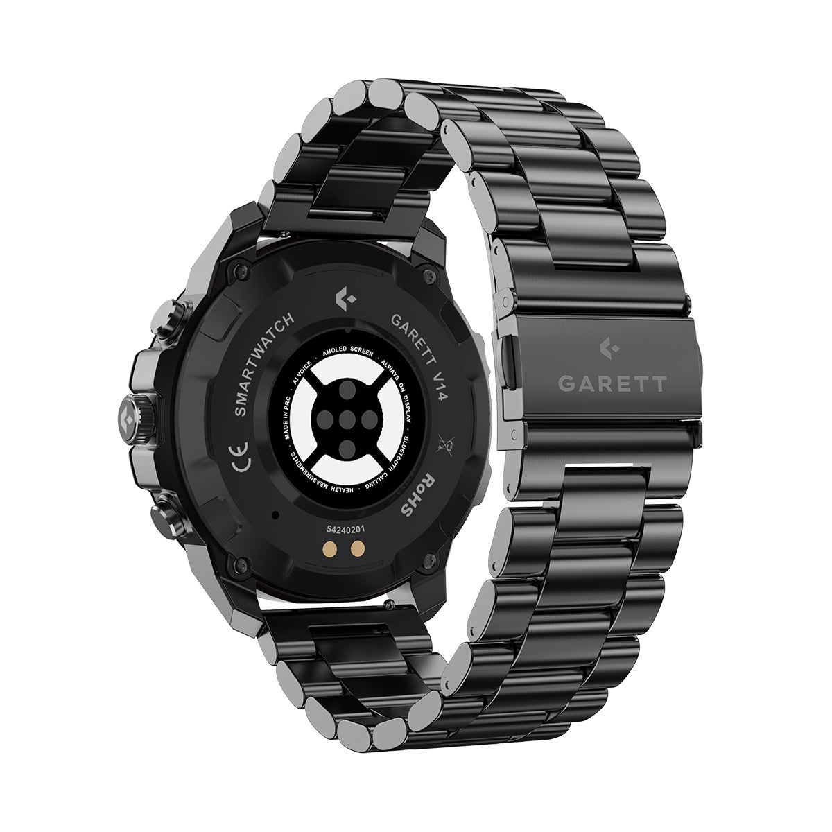 Smartwatch na czarnej bransolecie - Garett V14