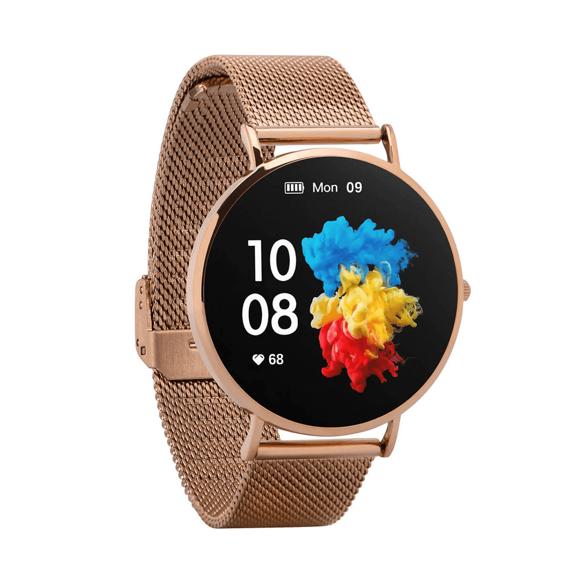 Smartwatch na różowej bransolecie - Garett Verona