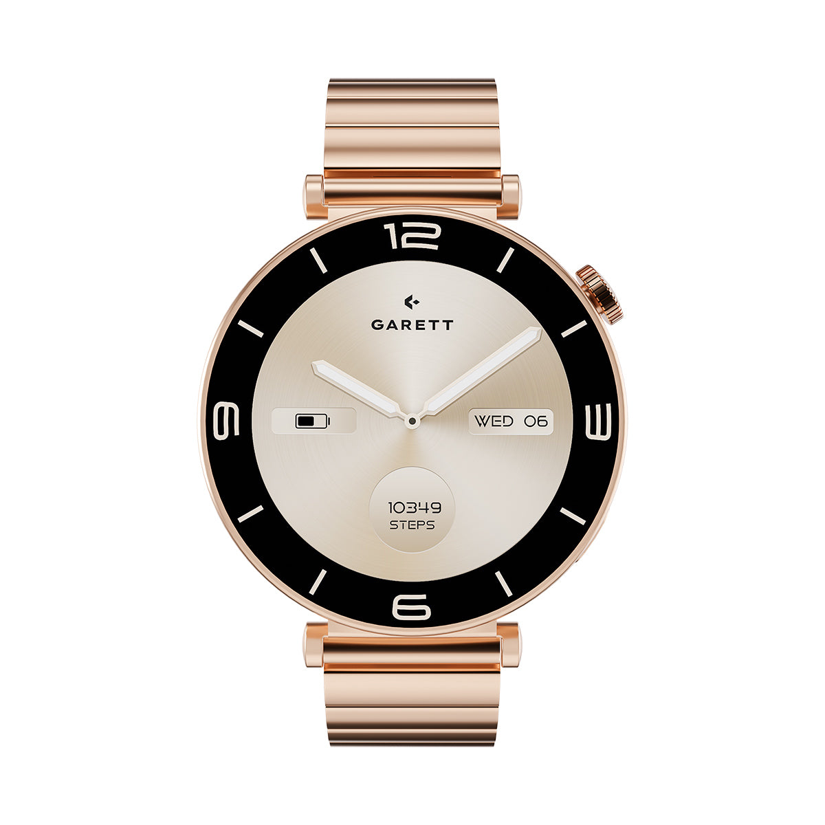 Smartwatch na różowej bransolecie - Garett Rose