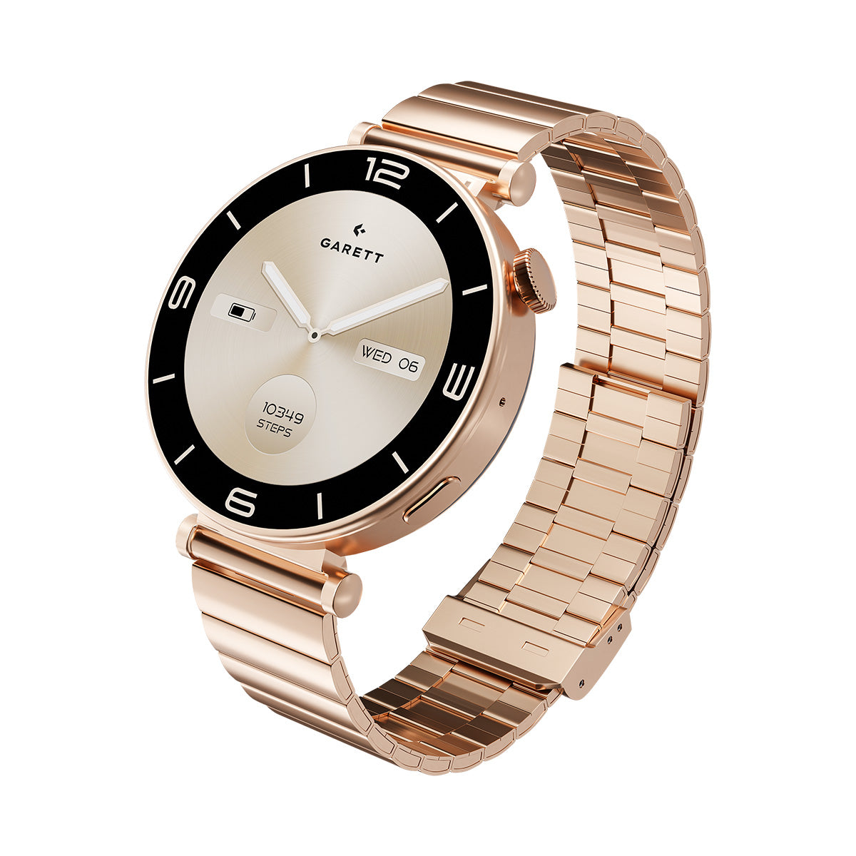 Smartwatch na różowej bransolecie - Garett Rose