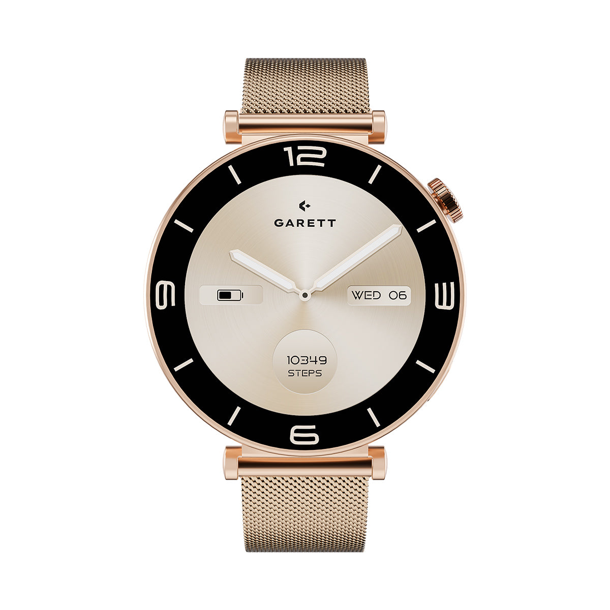 Smartwatch na różowej bransolecie - Garett Rose