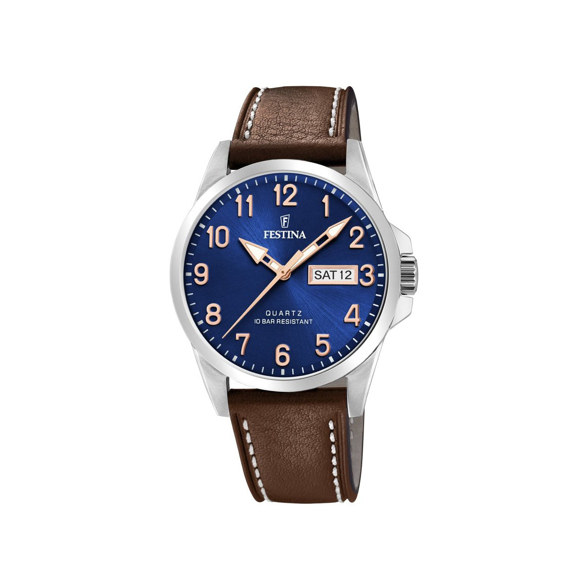 Zegarek na brązowym pasku - Festina Classic Strap