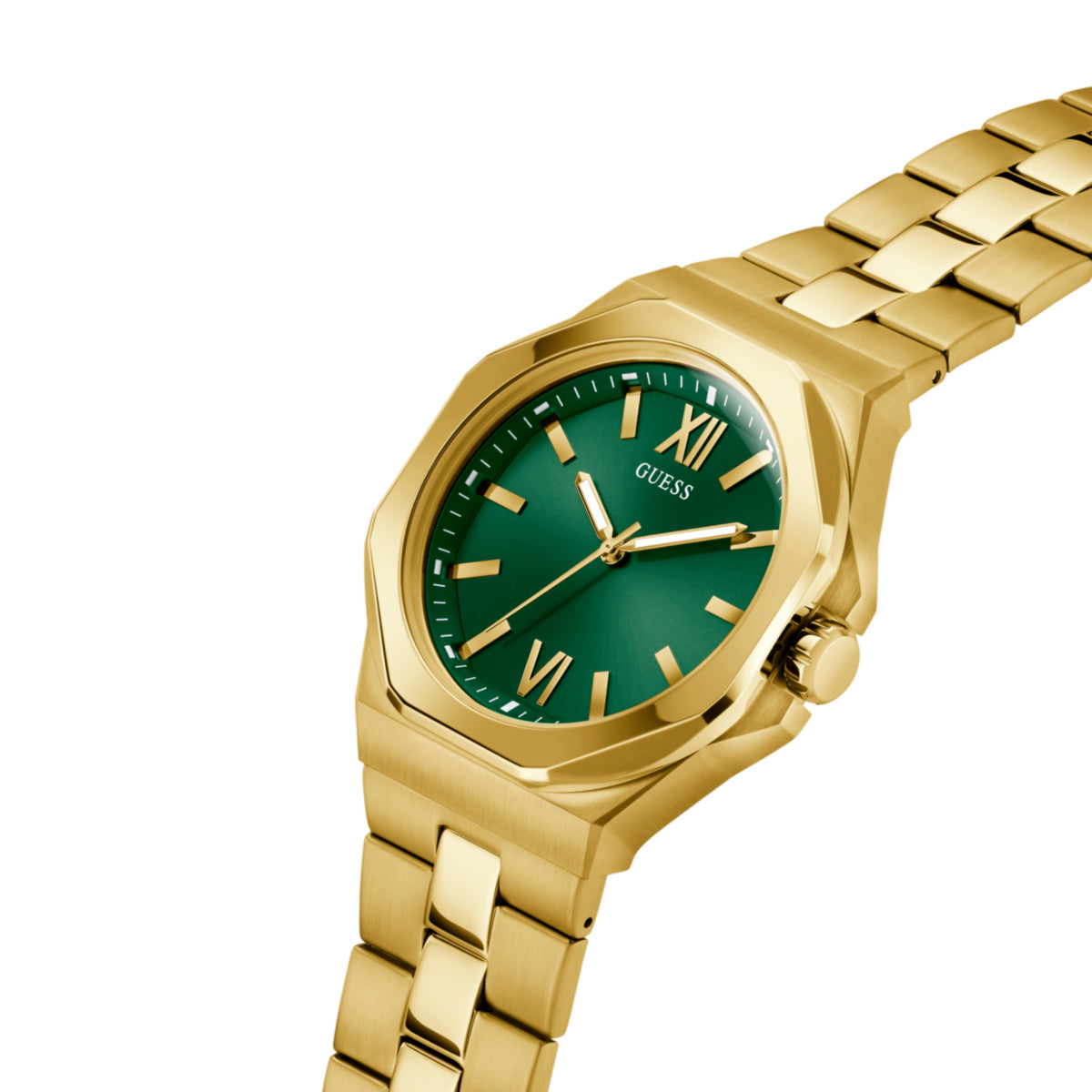 Zegarek na złotej bransolecie - Guess Emperor