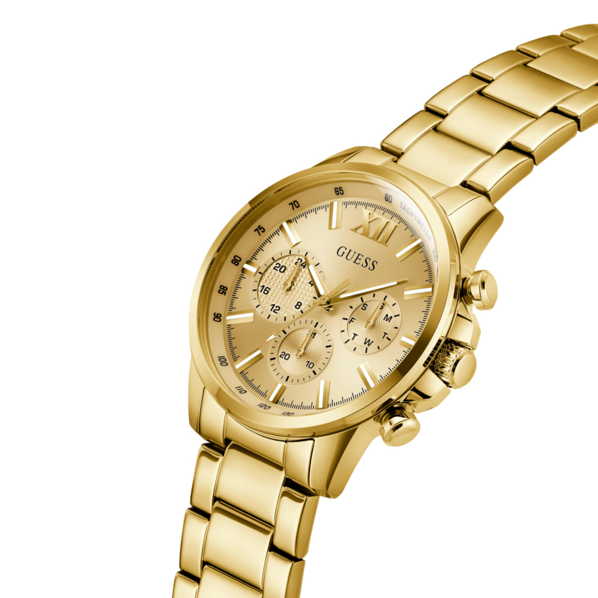 Zegarek na złotej bransolecie - Guess Zeus