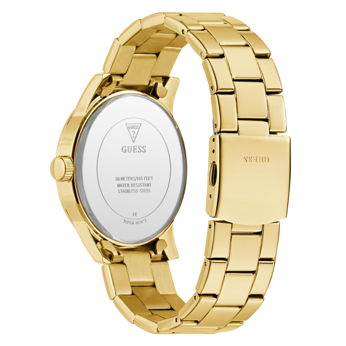 Zegarek na złotej bransolecie - Guess Badge