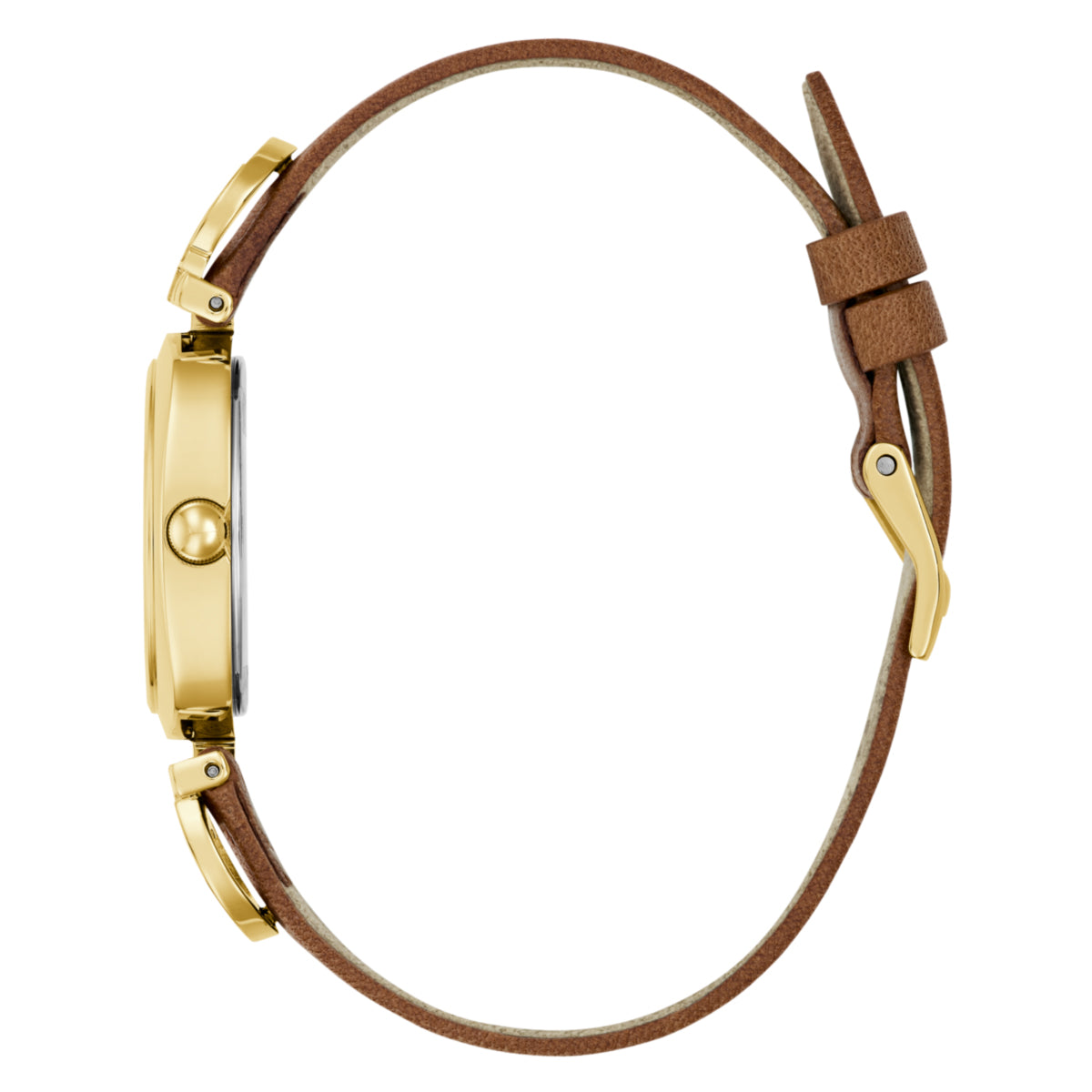 Zegarek na brązowym pasku - Guess Gabby