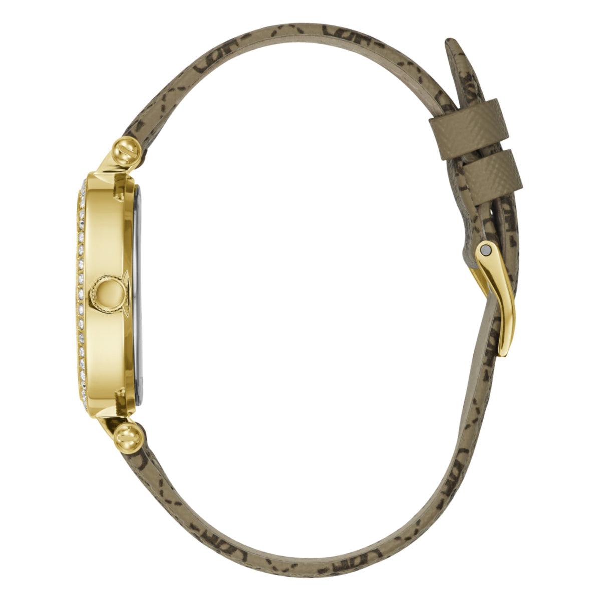 Zegarek na brązowym pasku - Guess Terrace