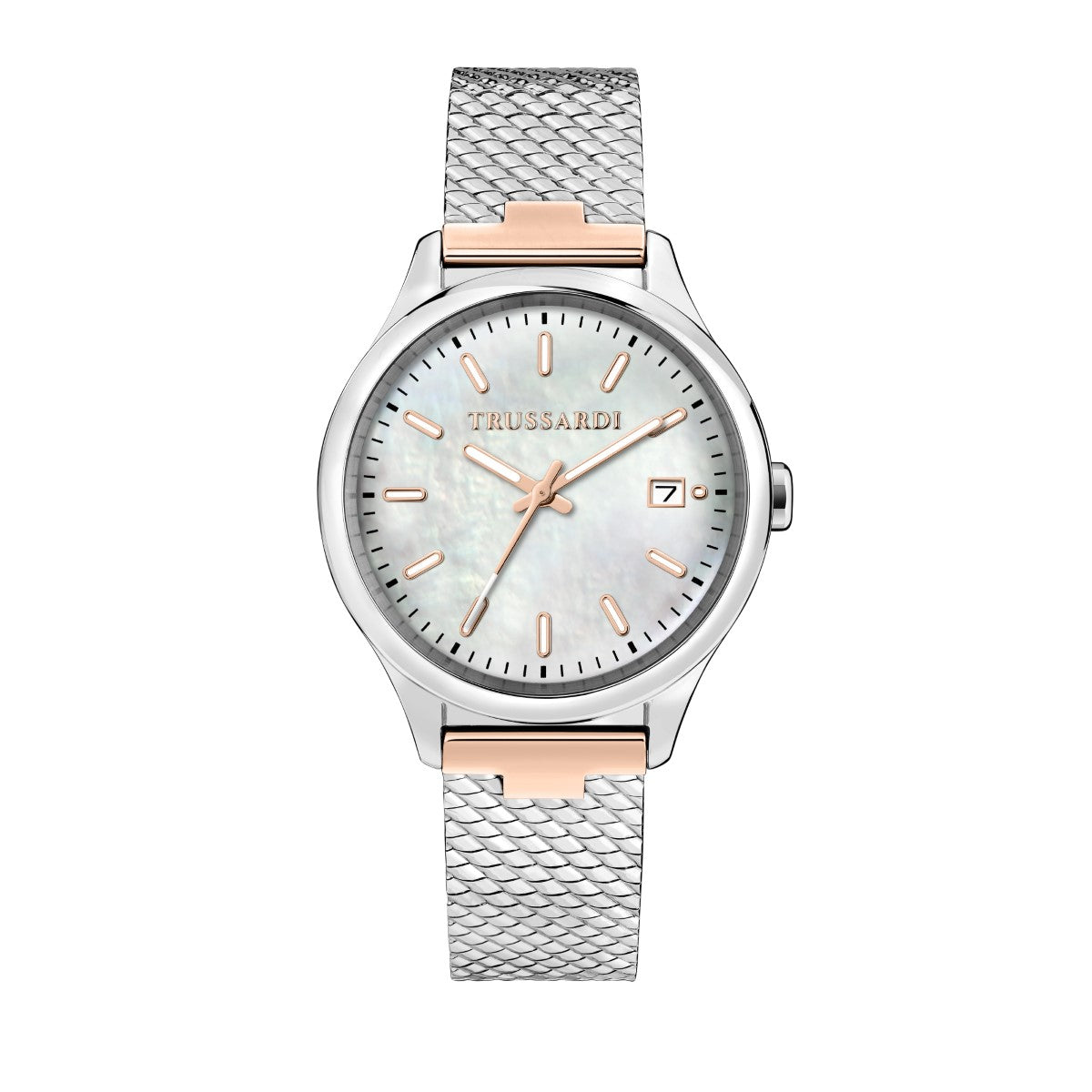 Zegarek na srebrnej bransolecie - Trussardi City Life
