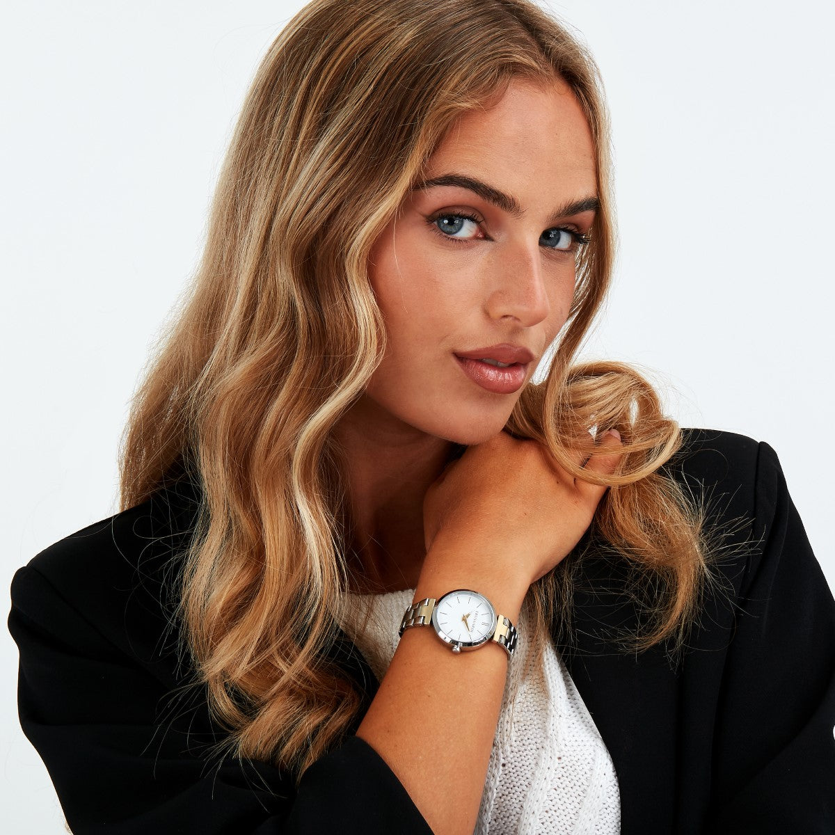 Zegarek na srebrnej bransolecie - Trussardi Loud