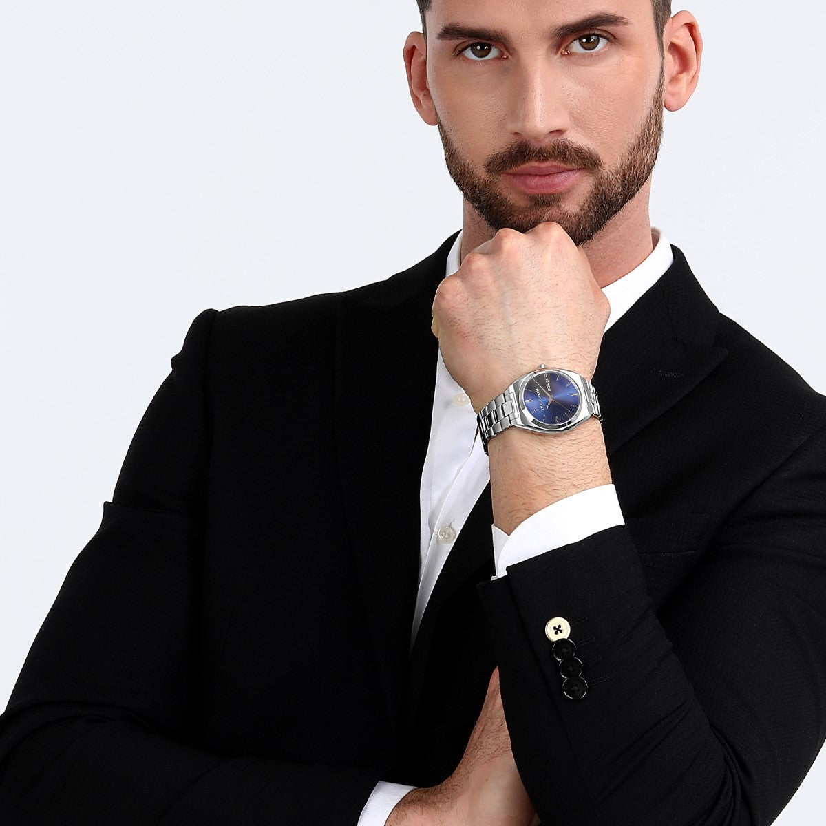Zegarek na srebrnej bransolecie - Trussardi Metropolitan