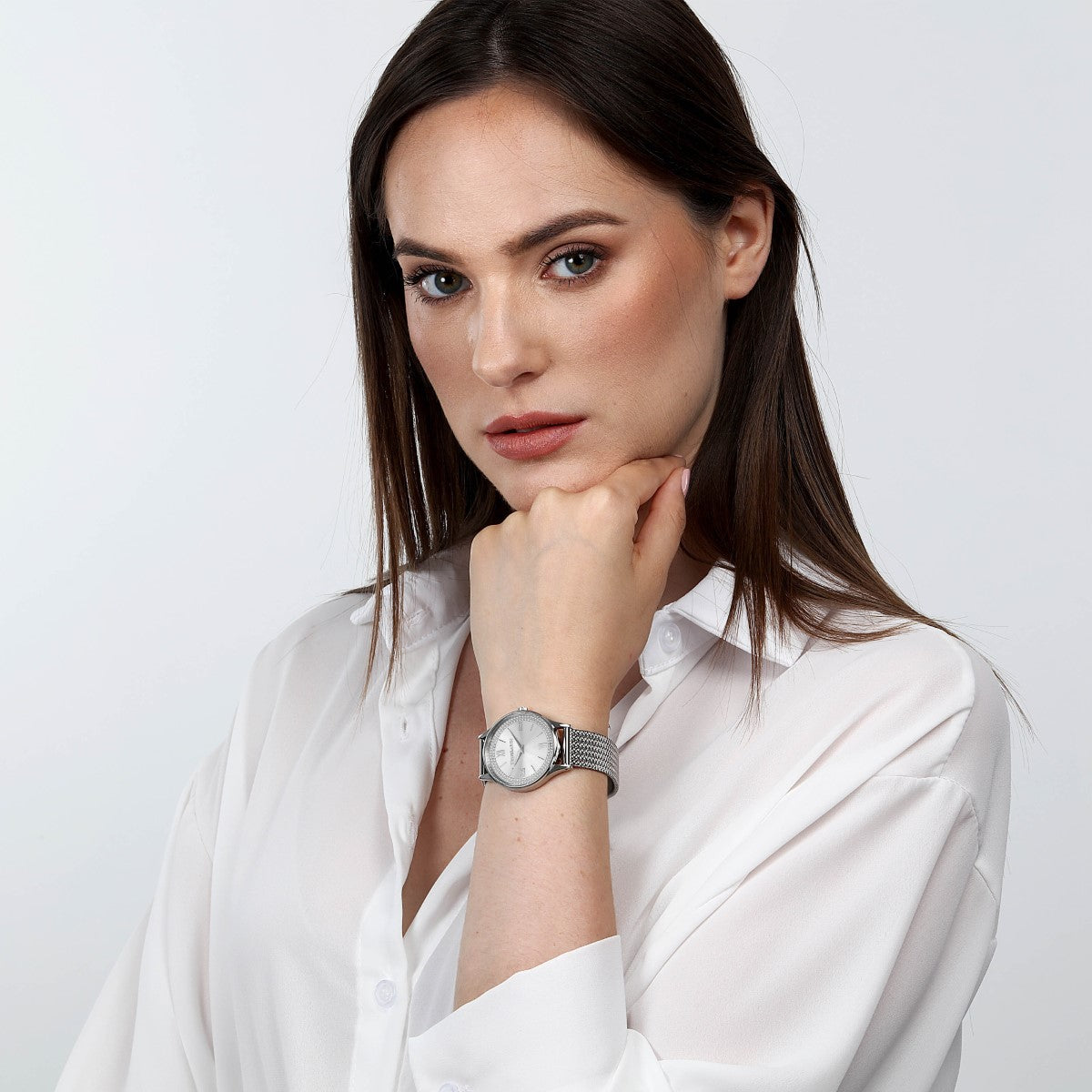 Zegarek na srebrnej bransolecie - Trussardi T Star