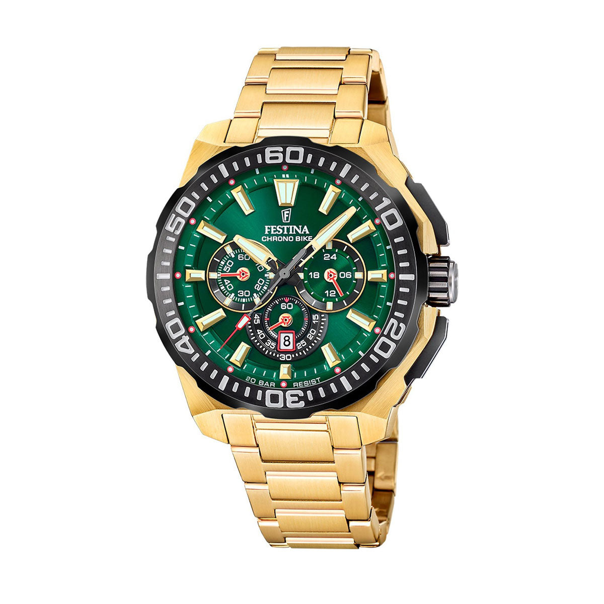 Zegarek na złotej bransolecie - Festina Chrono Bike '27