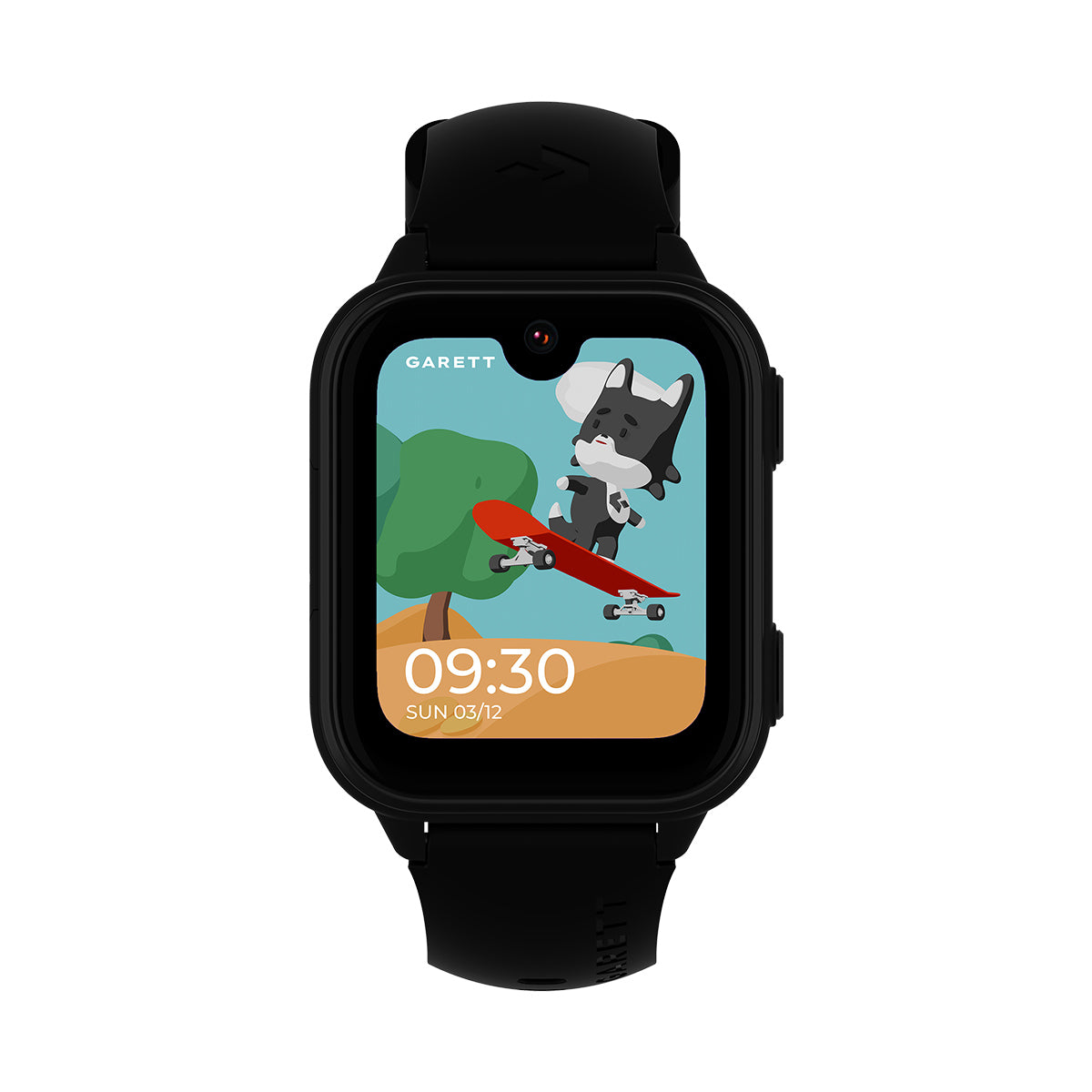 Smartwatch na czarnym pasku - Garett Kids Vibe 4G