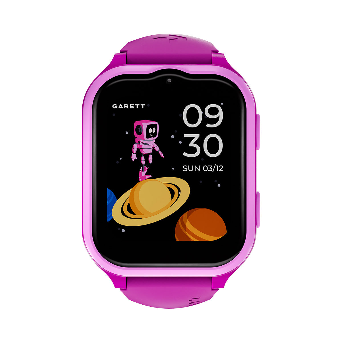Smartwatch na fioletowym pasku - Garett Kids eSIM 4G
