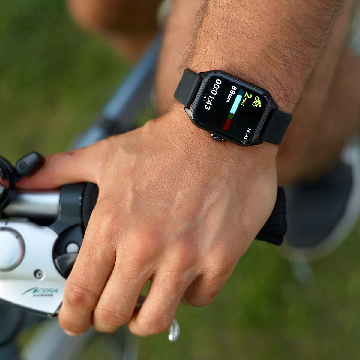Smartwatch na czarnym pasku - Garett GRC Activity 2