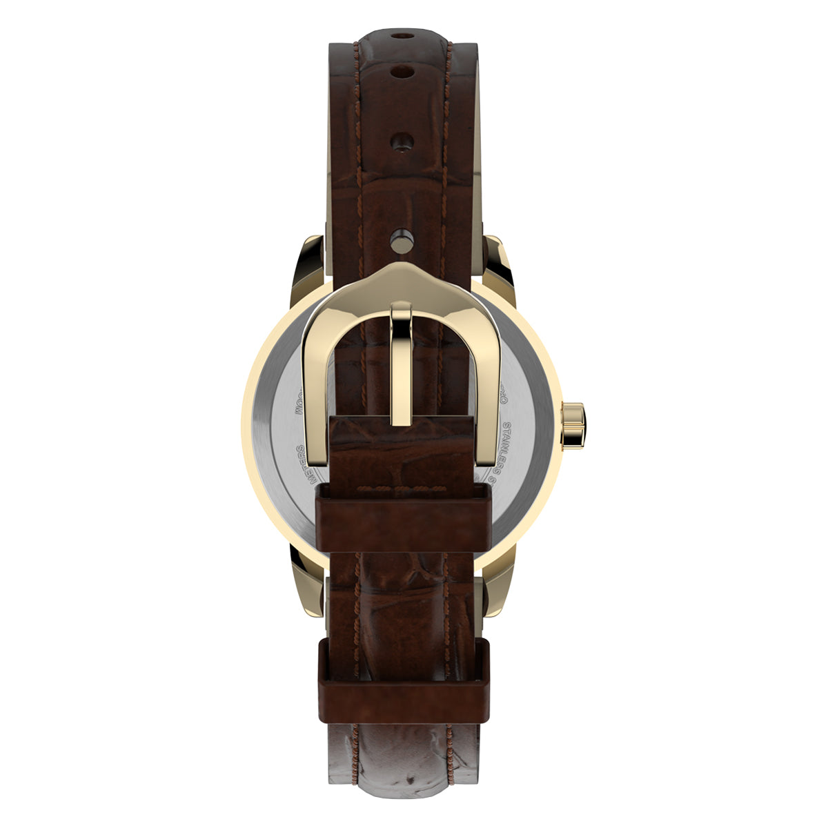 Zegarek na brązowym pasku - Timex Eeasy Reader Classic