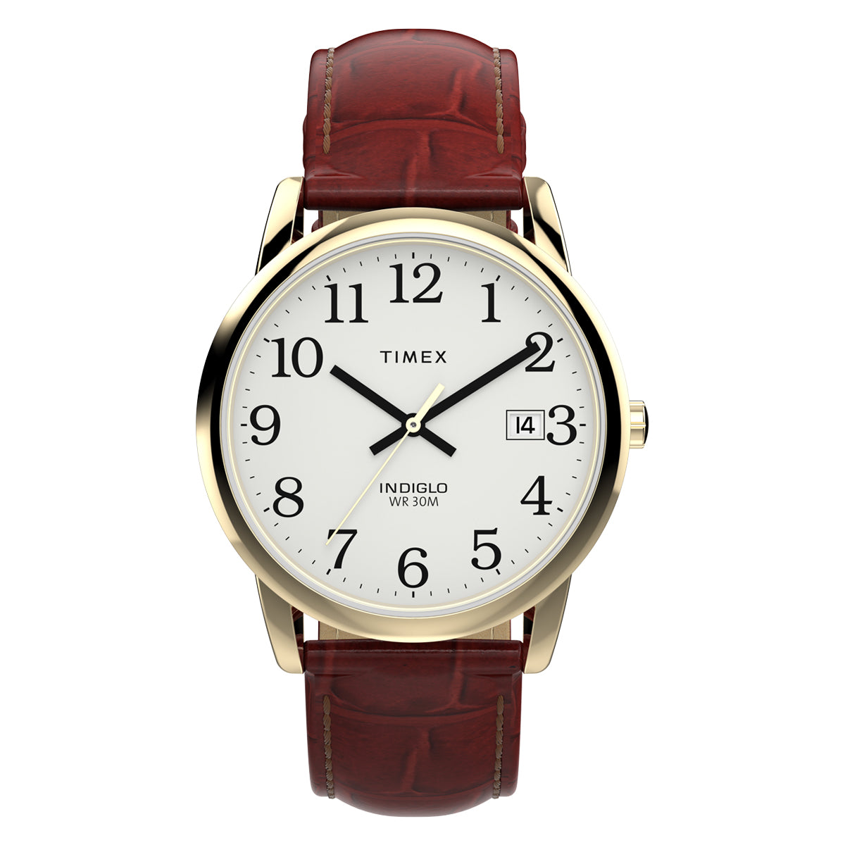 Zegarek na brązowym pasku - Timex Easy Reader