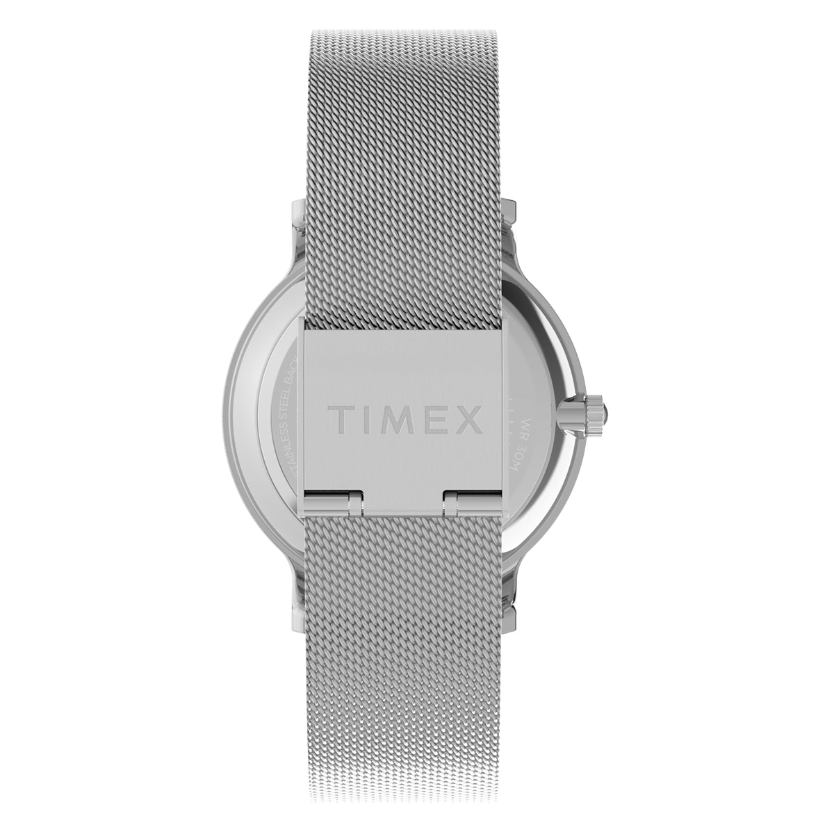 Zegarek na srebrnej bransolecie - Timex Transcend