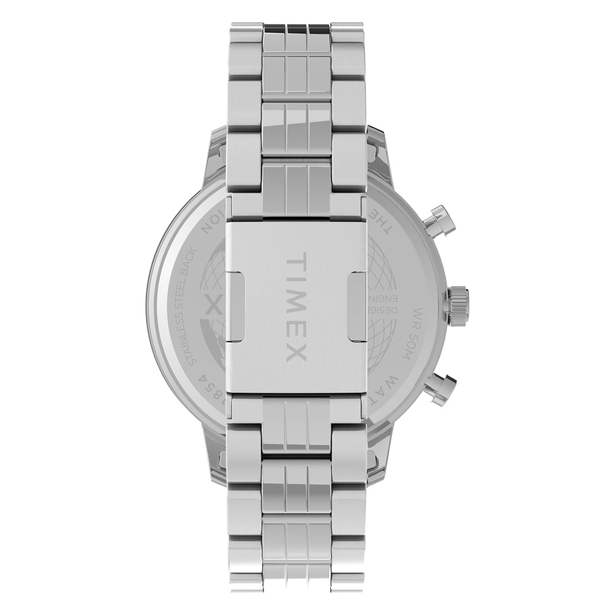 Zegarek na srebrnej bransolecie - Timex Chicago