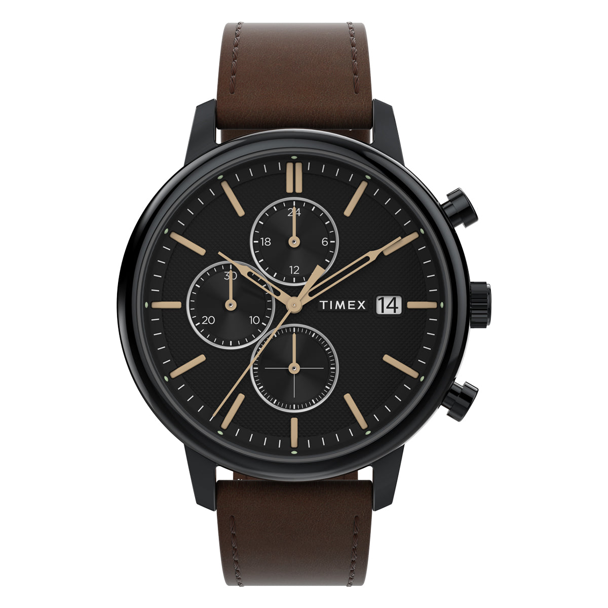 Zegarek na brązowym pasku - Timex Chicago
