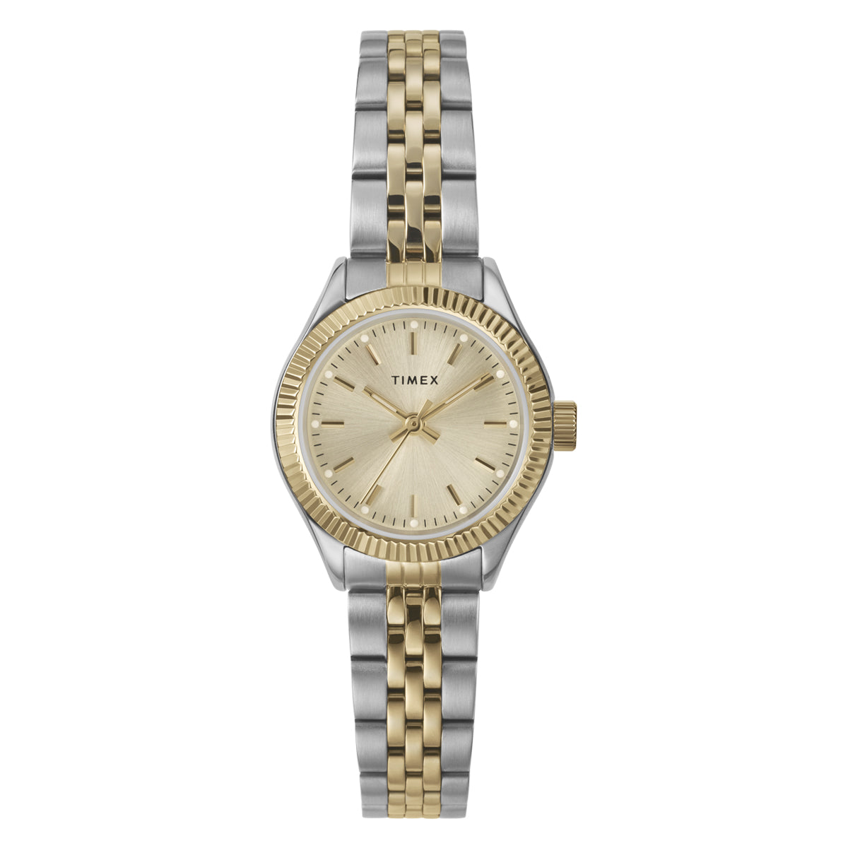Zegarek na srebrno-złotej bransolecie - Timex Legacy