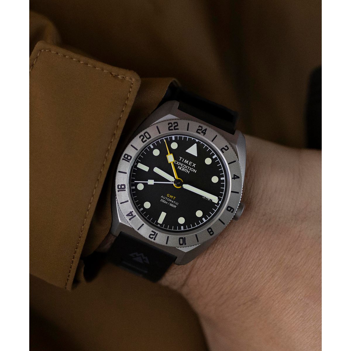 Zegarek na czarnym pasku - Timex Expedition North Automatic