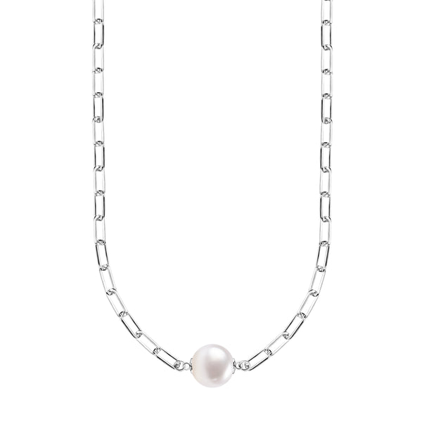 Naszyjnik srebrny z perłą