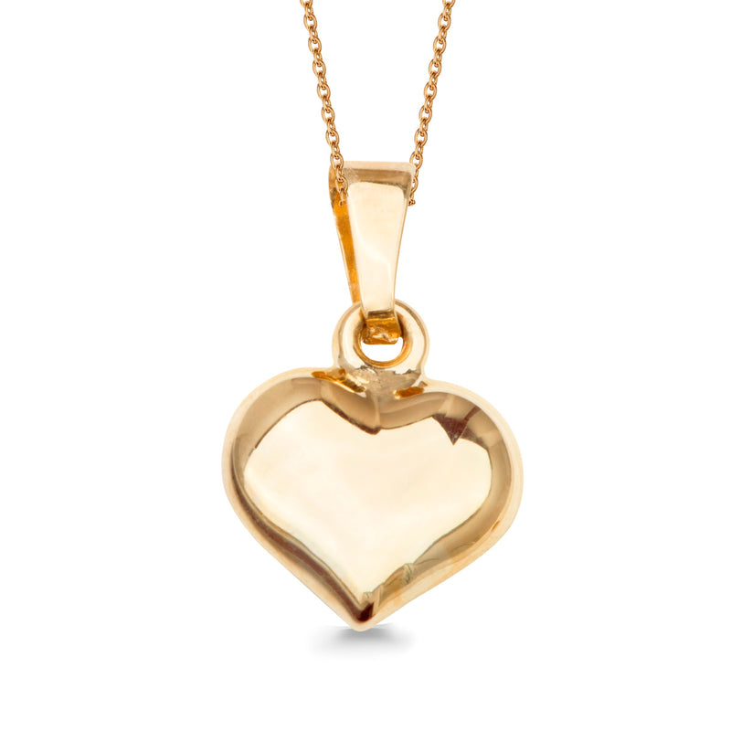 Zawieszka złota - serce - Symbole Miłości